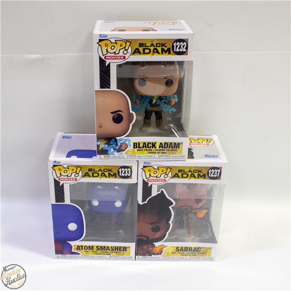 BLACK ADAM MOVIE FUNKO LOT