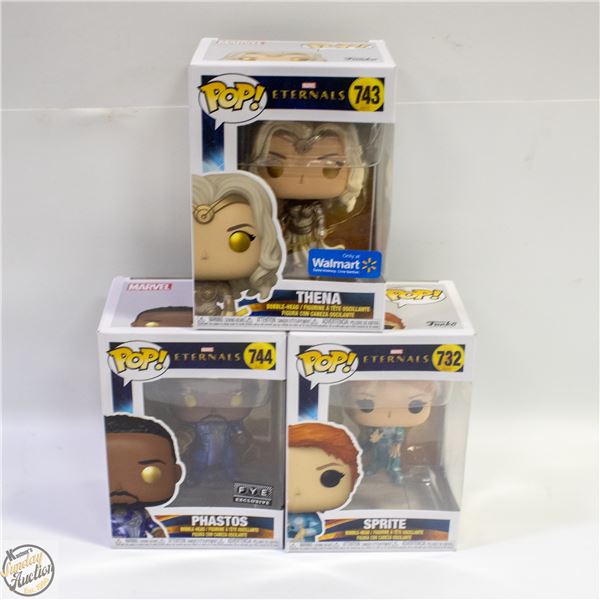 MARVEL THE ETERNALS FUNKO LOT