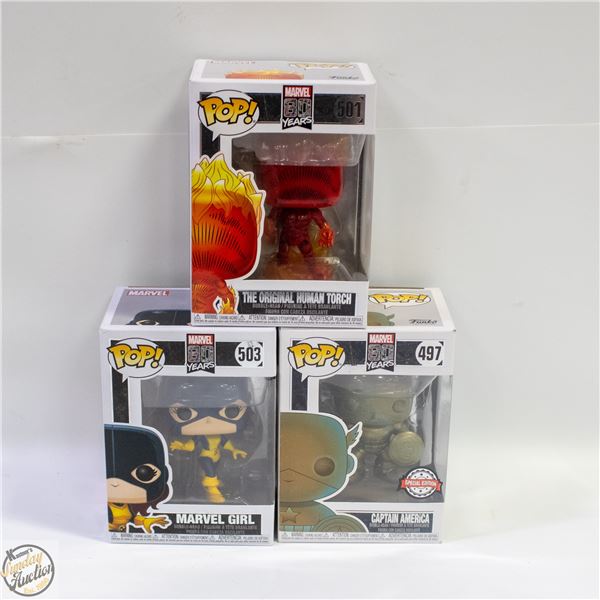 MARVEL 80 YEARS FUNKO LOT