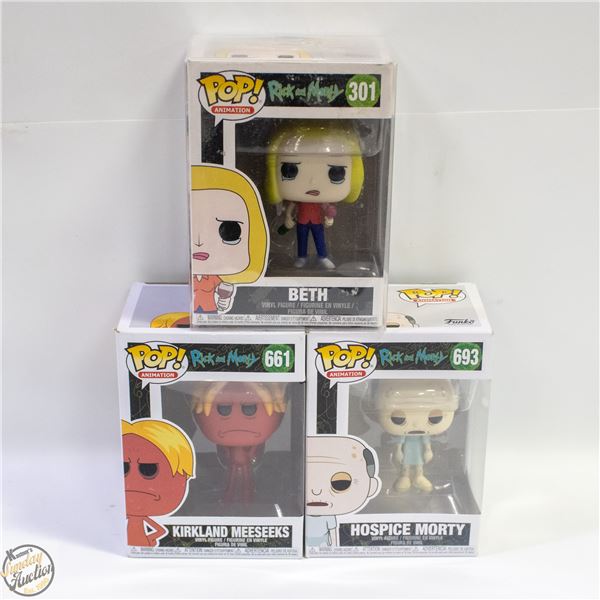 RICK AND MORTY FUNKO LOT