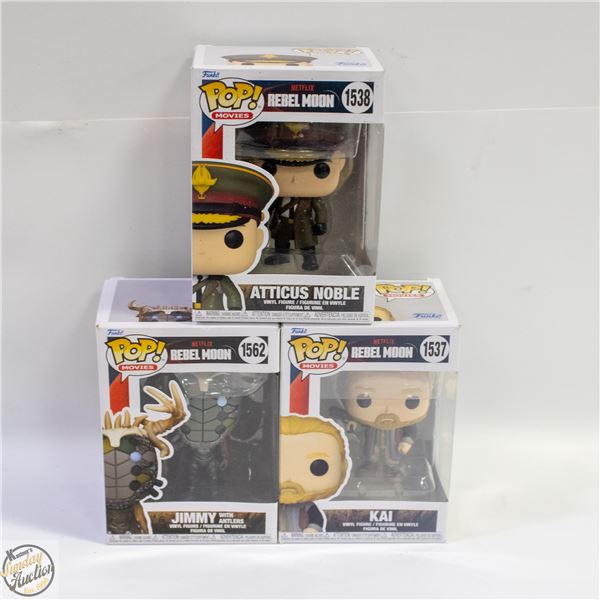 NETFLIX REBEL MOON FUNKO LOT