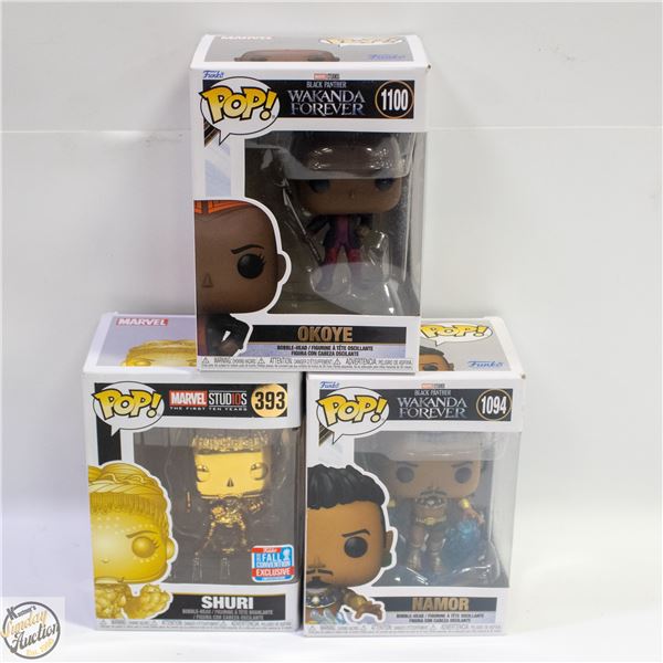 BLACK PANTHER FUNKO LOT