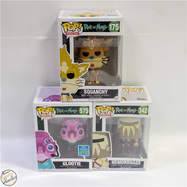 RICK AND MORTY FUNKO LOT