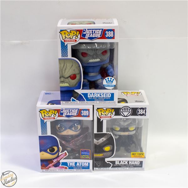 JUSTICE LEAGUE FUNKO LOT