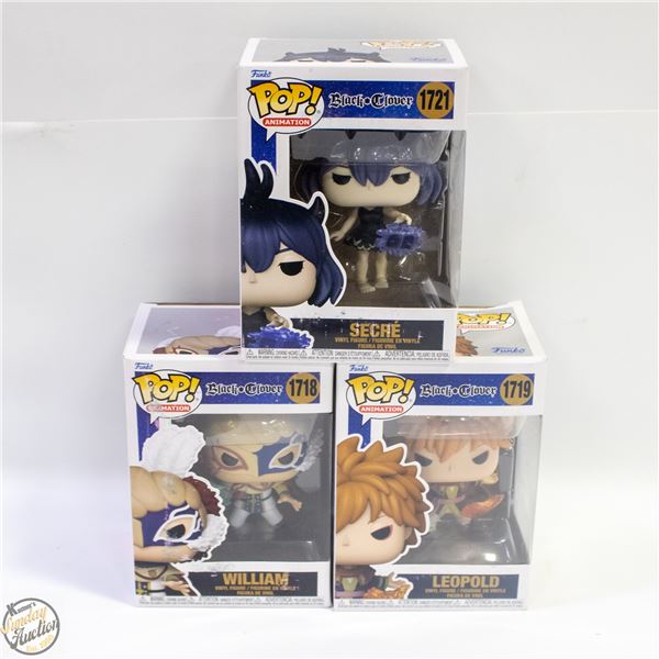 BLACK CLOVER FUNKO LOT