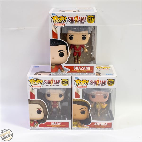 SHAZAM FUNKO LOT