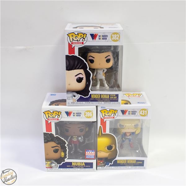 WONDER WOMAN FUNKO LOT