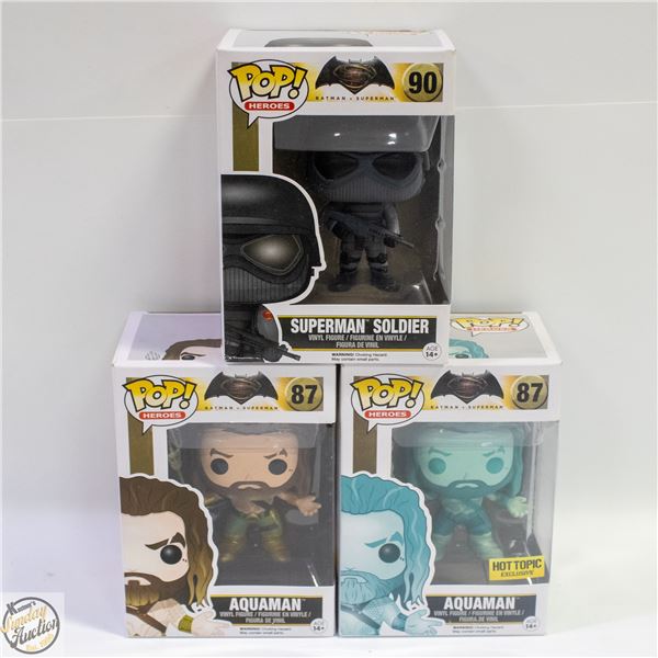 BATMAN VS SUPERMAN FUNKO LOT