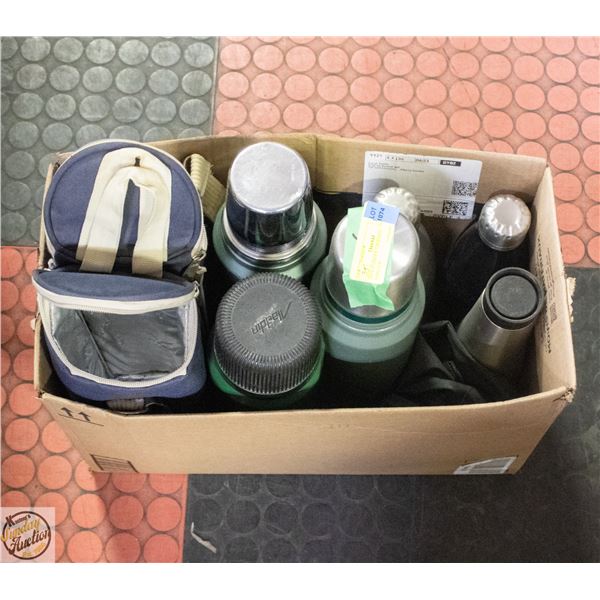 2PCS STANLEY THERMOS + 2PCS SMALLER