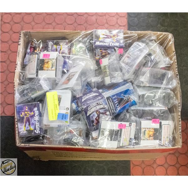 BOX LOT OF 100 MARVEL HERO CLIX