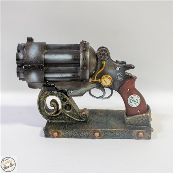 REPLICA NEMESIS 6 SHOT REVOLVER WITH STAND