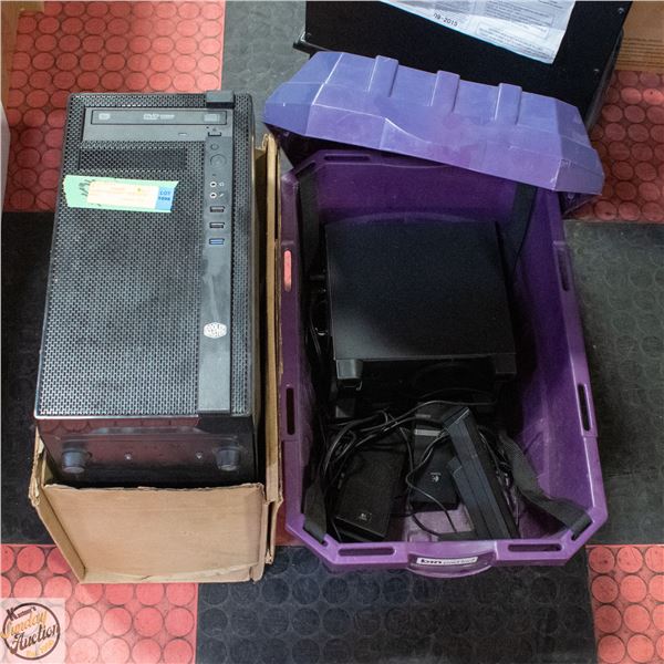 LOGITECH SPEAKERS + DESKTOP PC TOWER