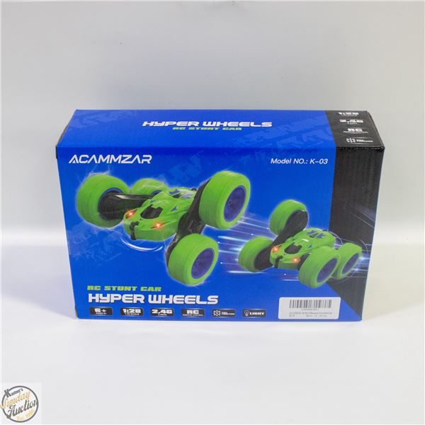 NEW HYPER WHEELS RC STUNT CRAZY CAR
