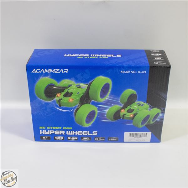 NEW HYPER WHEELS RC STUNT CRAZY CAR