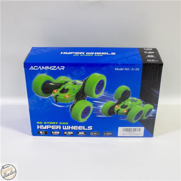NEW HYPER WHEELS RC STUNT CRAZY CAR