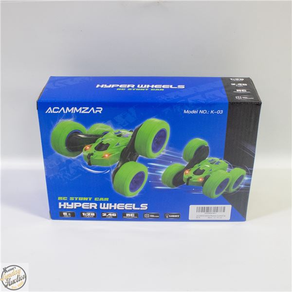 NEW HYPER WHEELS RC STUNT CRAZY CAR
