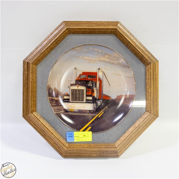 FRAMED COLLECTORS PLATE "SHOOTING THE MOON"