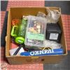 Image 1 : BOX OF ASSORTED: HEATER, COLLECTABLES