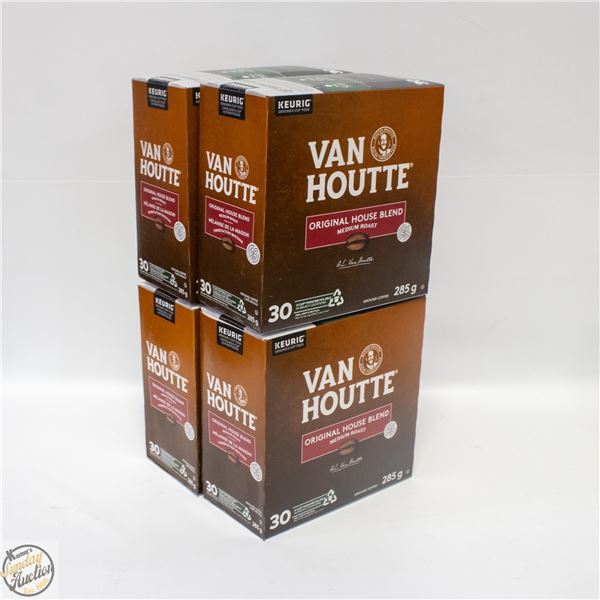 CASE W/4 BOXES KEURIG ORIGINAL HOUSE BLEND 30 PODS