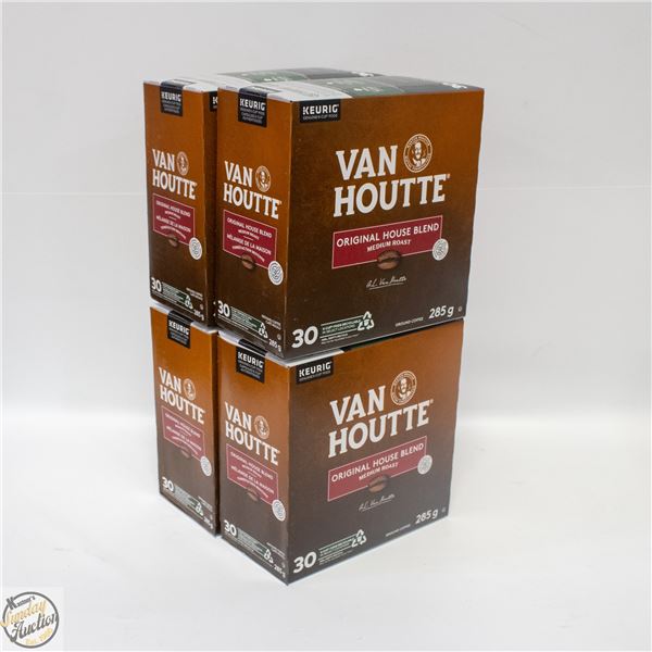 CASE W/4 BOXES KEURIG ORIGINAL HOUSE BLEND 30 PODS