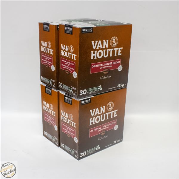 CASE W/4 BOXES KEURIG ORIGINAL HOUSE BLEND 30 PODS