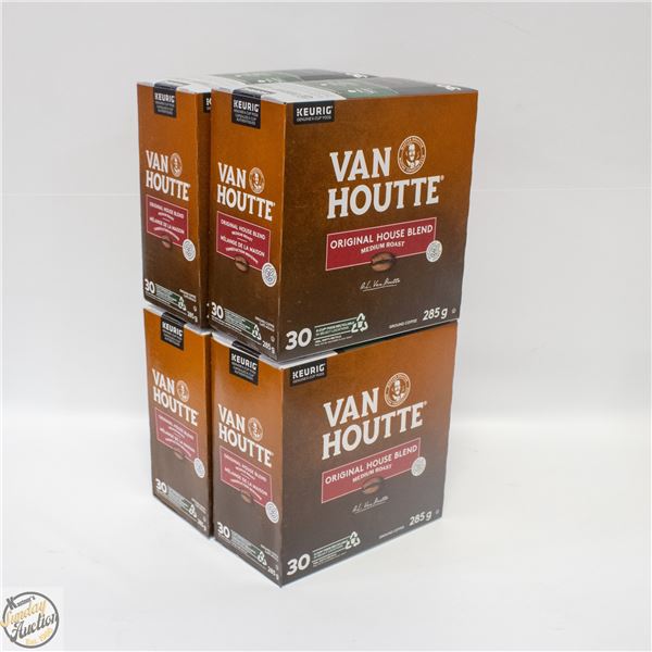 CASE W/4 BOXES KEURIG ORIGINAL HOUSE BLEND 30 PODS