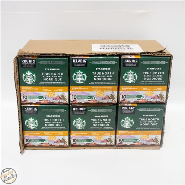 CASE WITH 6 BOXES OF 10PK PODS TRUE NORTH BLEND