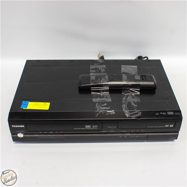 TOSHIBA VHS/DVD PLAYER MODEL DV-R7