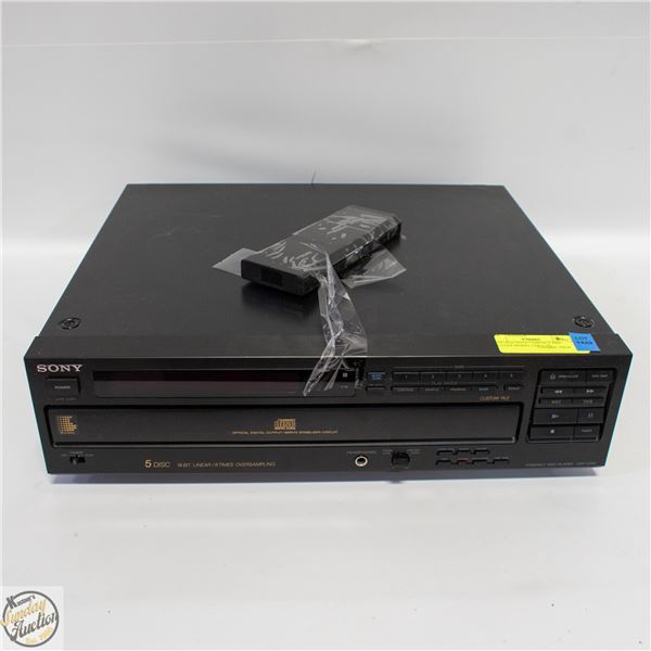 VINTAGE SONY COMPACT DISC PLAYER MODEL CDP-C705