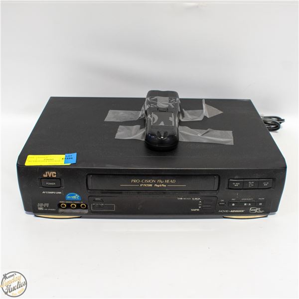 JVC VHS PLAYER WITH REMOTE