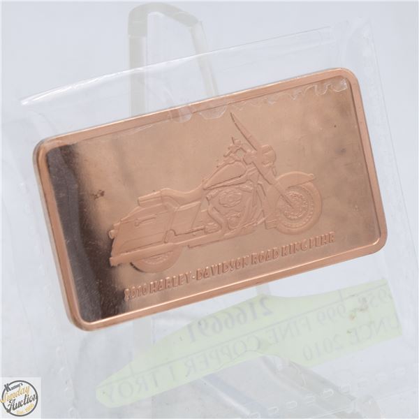 #3958-.999 FINE COPPER 1 TROY OUNCE 2010