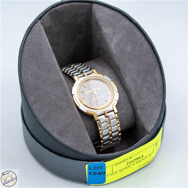 VINTAGE BONICA MEN'S WATCH