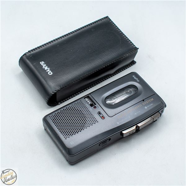 VINTAGE SANYO MICROCASSETTE VOICE RECORDED