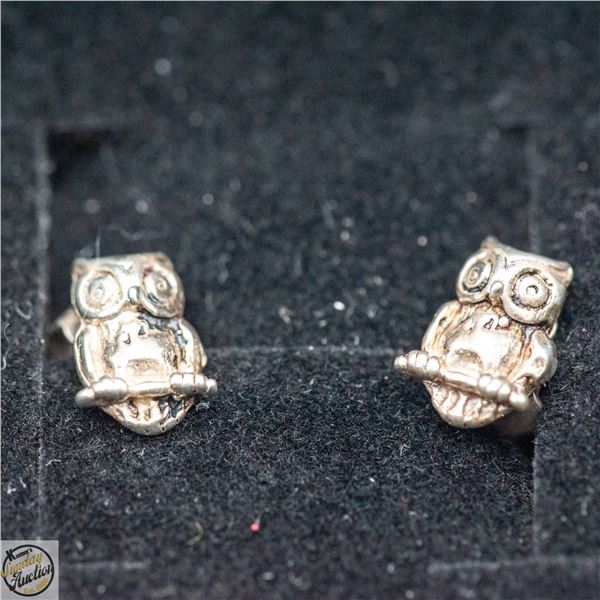 OWL THEMED SILVER 925 EARRINGS