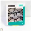 Image 1 : FOSTER GRANT 3 READING GLASSES, 1 CASE, +2.00