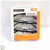 Image 1 : FOSTER GRANT 3 READING GLASSES, 1 CASE, +1.25
