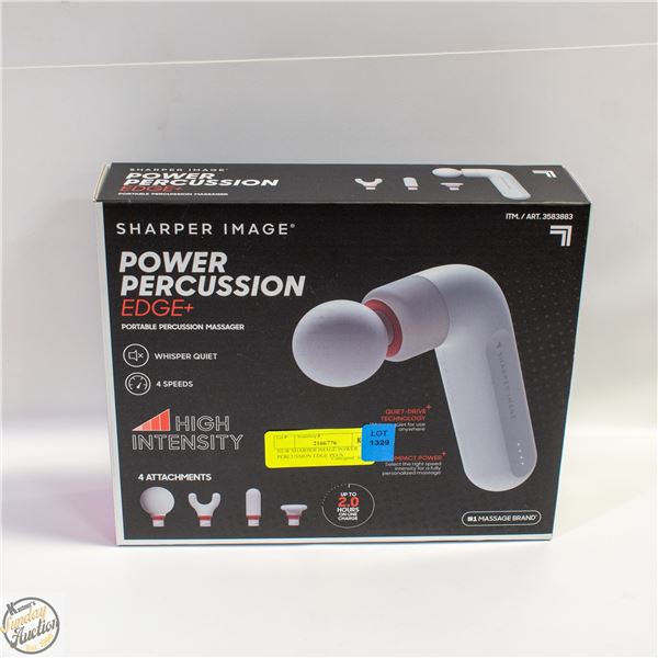 NEW SHARPER IMAGE POWER PERCUSSION EDGE PLUS