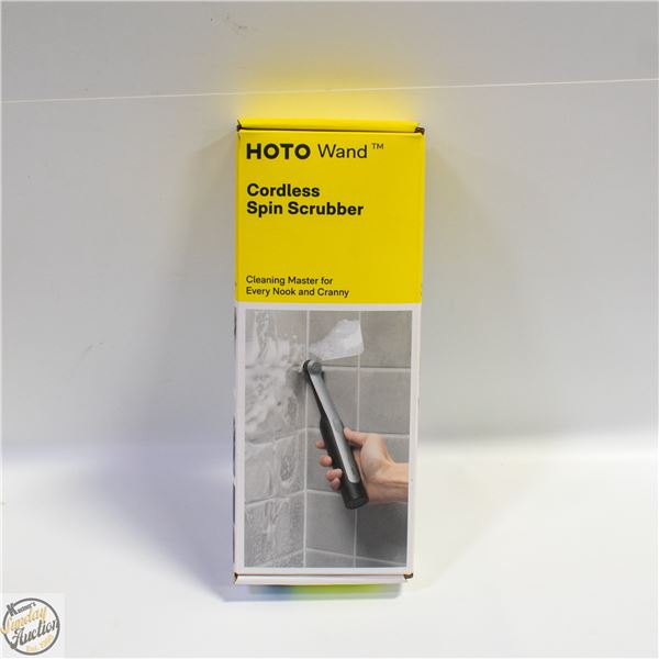 NEW HOTO WAND CORDLESS SPIN SCRUBBER WITH