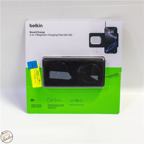 BELKIN BOOSTCHARGE 2 IN 1 MAGNETIC CHARGING PAD