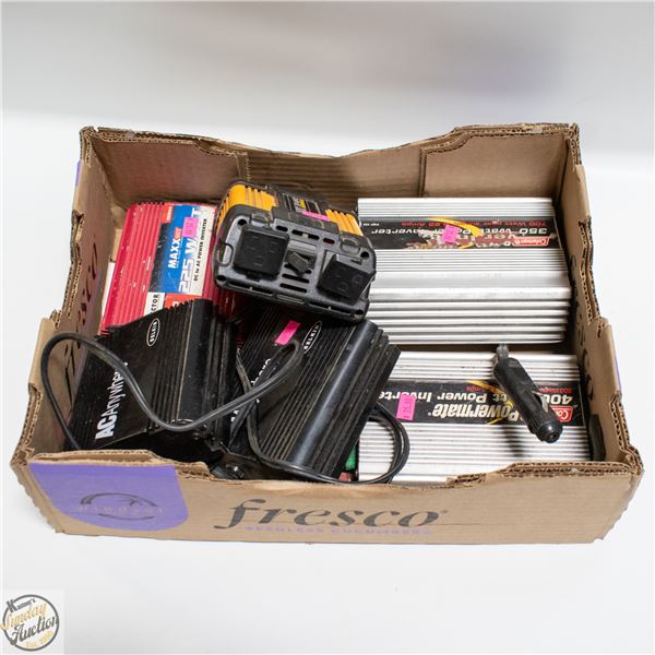 LOT OF 6 POWER INVERTERS