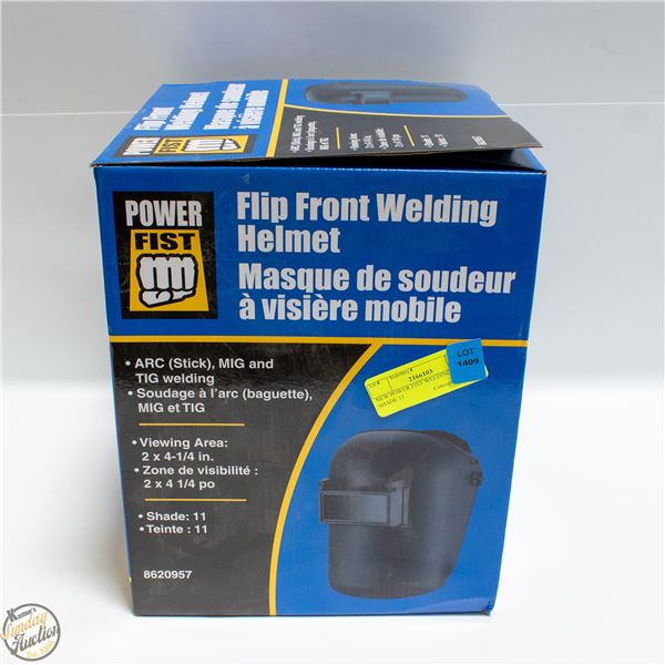 NEW POWER FIST WELDING HELMIT SHADE 11