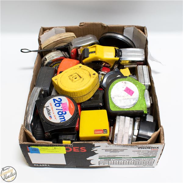 LOT OF 30+ MEASURING TAPES 6FOOT TO 50 FOOT