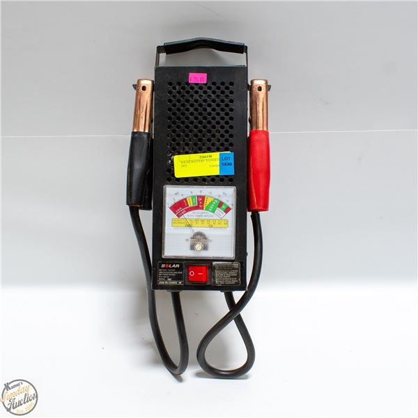SOLAR BATTERY TESTER MODEL 1852
