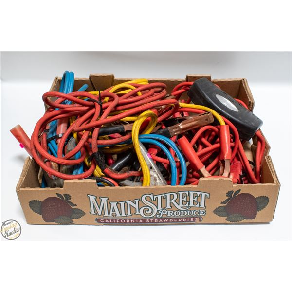 5 SETS OF BOOSTER CABLES