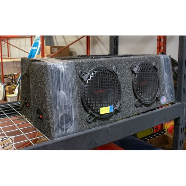 LOT OF 2 PICKUP TRUCK SPEAKER BOXES