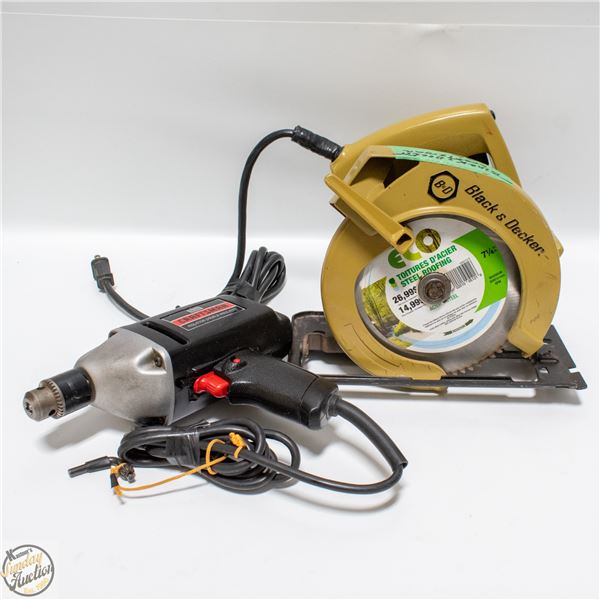 BLACK&DECKER POWER SAW + CRAFTSMAN