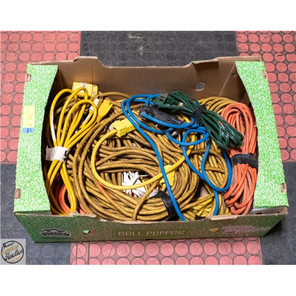 LOT OF 10 ASSORTED EXTENSION MOSTLY HEAVY DUTY