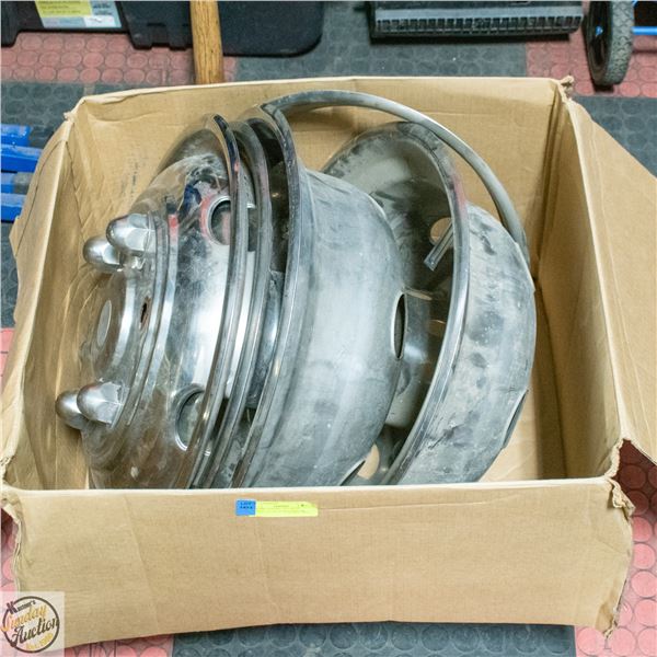 CHROME COVERS -19.5 INCH WHEELS CLASS A MOTORHOME