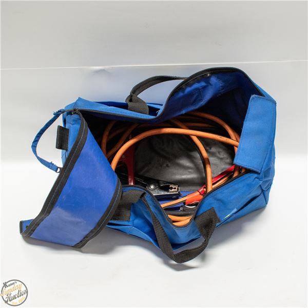 16' BOOSTER CABLES ASSORTED, IN TOTE