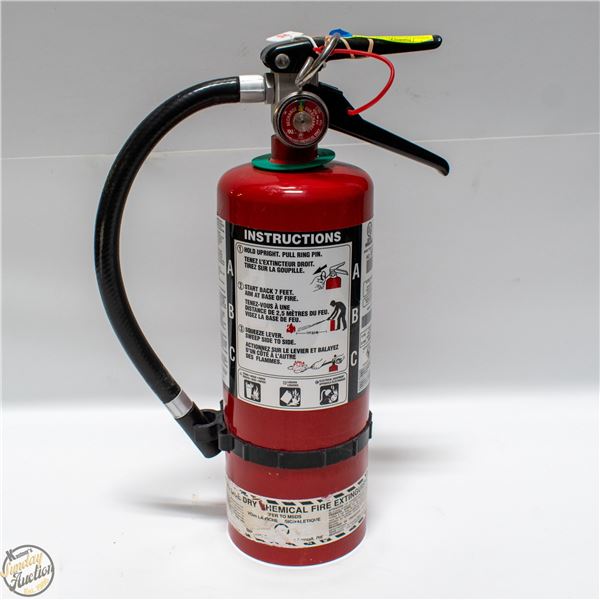 FULLY CHARGED 5LB FIRE EXTINGUISHER